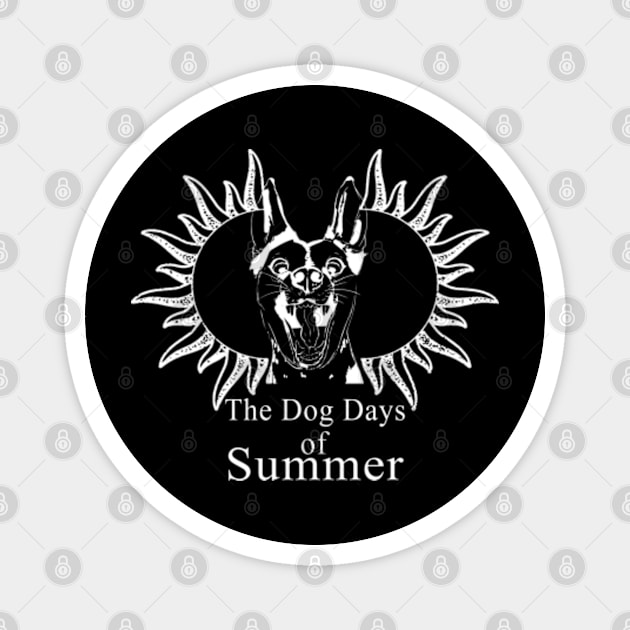 Dog days of summer Magnet by Omarzone